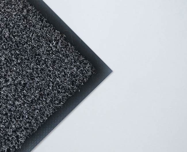 Tapis D'entrée Absorbant Gris 80x120cm - Anti-dérapant, Facile à Nettoyer, Profil Bas