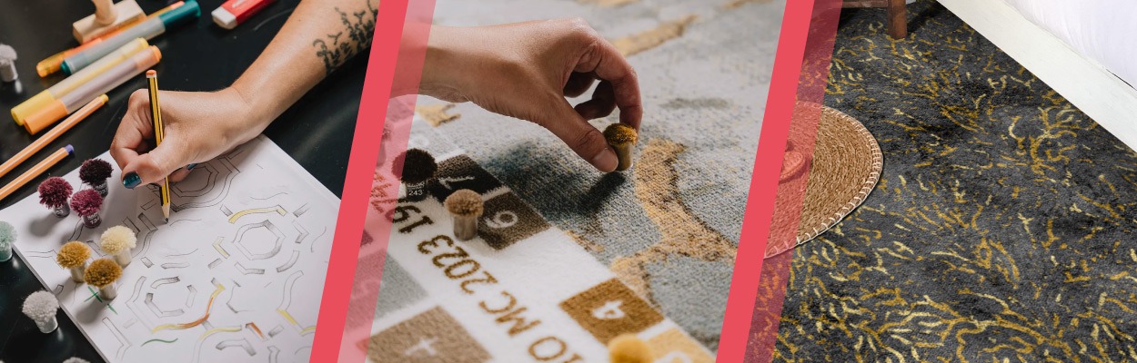 Notre processus de confection de moquettes personnalisées