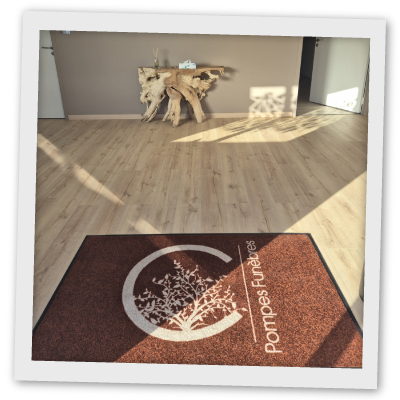 Tapis d'entrée confort personnalisé